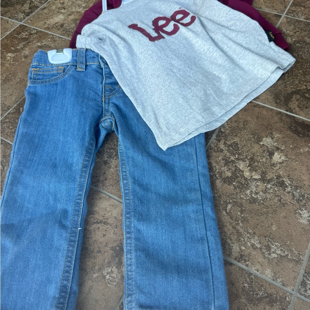 Lee Blue Classic Jeans Straight Cut